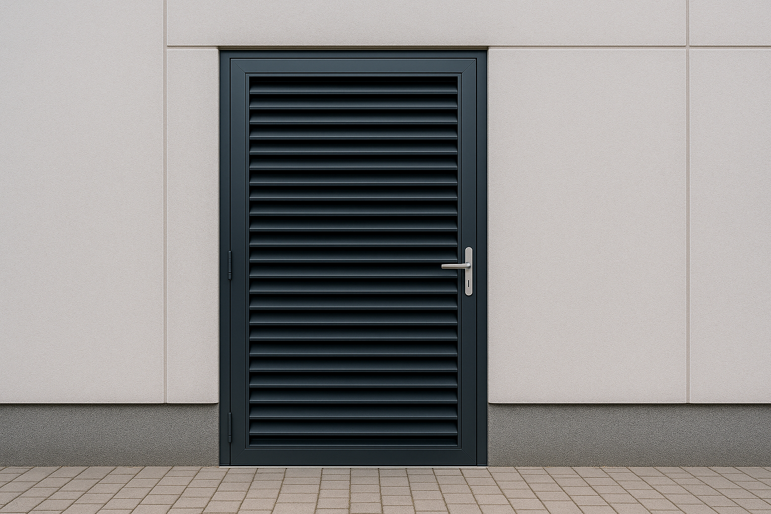 steel  louvred  doors - professional louvred doors available in Birmingham from UK manufacturers